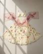 Handpainted Butterfly Meadow Lehenga Set