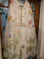 Handpainted Butterfly Garden Anarkali Set